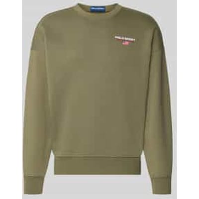 relaxed fit sweatshirt van katoenmix