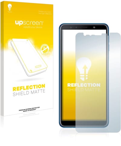 upscreen - Screenprotector voor Samsung Galaxy A7 2018 - Folie Beschermfolie anti glare matte
