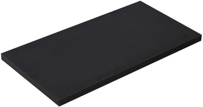 Badplaats Wastafelblad Angela 90 x 48 x 3,5 cm – Zwart Houtnerf – Wastafelblad voor Onderkast