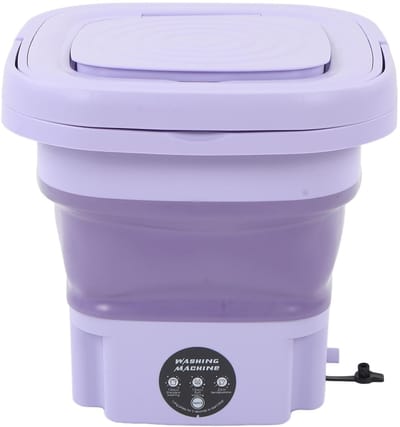 Dailygoods- Wasmachine Draagbaar 8L - Geluidsarm - Opvouwbaar - Eenvoudige Bediening - Geschikt voor Ondergoed - Hygiënisch - Miniwasmachine