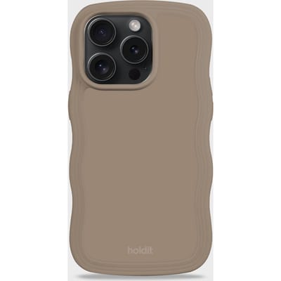 Phone Case Wavy Mocha Brown iPhone 14 Pro Max