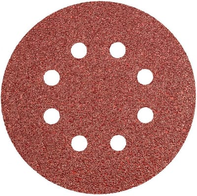 GRAPHITE 55H941 - Schuurkransen - Klittenband - 125 mm - K80 - Met gaten