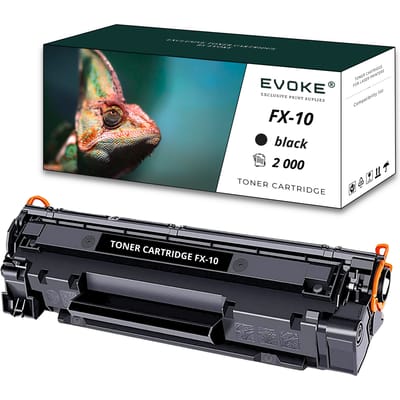 Evoke Compatibele Toner voor Canon Fx-10 / Hp 12A Fx-10 Fx10 Zwart 2000 Pagina's Mf4010 Lbp-2900 Lbp-3000