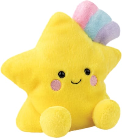 Palm Pals Collection Pisces Star Medum| Aurora Plushies | Sterren Knuffel | Palm Pals Collectie | Pisces Ster | Vissen Set | Regenboog | | Beste Vriendjes | Knuffels Speelgoed Kinderen
