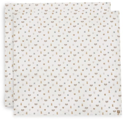 Jollein Hydrofiele Doek Large - 115x115cm - Jollies - 2 Stuks
