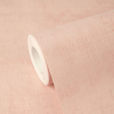 ELEGANT STRUCTUUR BEHANG | Textiellook - Roze - A.S. Création Nordic Feeling
