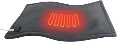 Elektrisch Verwarmingskussen - Verwarmde Dekentje - Comfort Verwarmen - Zes-Zone Verwarmingssysteem - 70 x 45 cm - Grijs