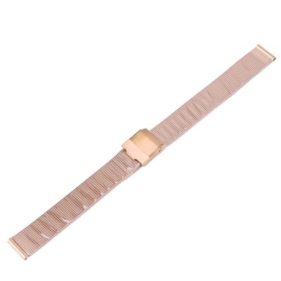 NTH products - Horlogeband - Roestvrijstalen Mesh - Elegant en duurzaam - Roségoud - Vervangingsaccessoire - Geschikt voor heren en dames - Perfect voor...