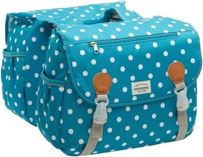 New Looxs Joli Polka - Dubbele Fietstas - 23 l - Polka Blue
