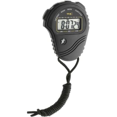 TFA Dostmann 38.2029 Digitale stopwatch Zwart