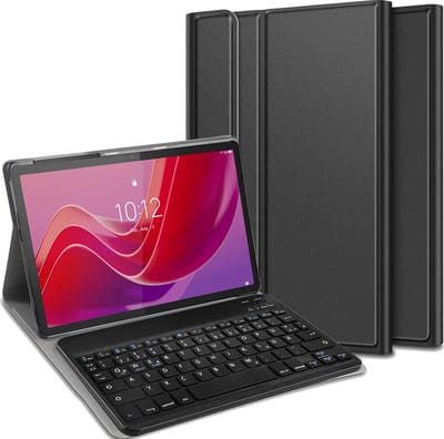 Cazy tablet Hoes met Toetsenbord geschikt voor Lenovo Tab M11 - QWERTZ Bluetooth Keyboard Case - Zwart