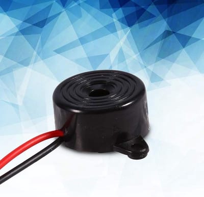 Elektronische zoemer - Alarmzoemer Pieper - Waarschuwing Geluid - Continu Geluid - 3-24V - Zwart