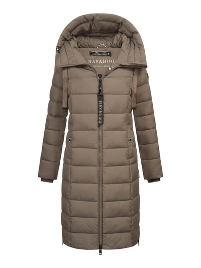 Navahoo Mondmädchen dames wintermantel met capuchon en fleecevoering