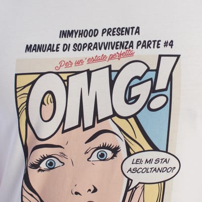 Heren T-shirt met korte mouwen van katoen met stripverhalen HS24MTS21-D