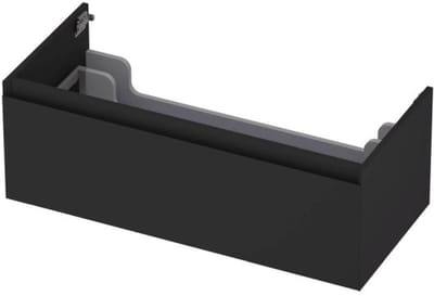 INK - Onderkast 1 Lade Greeploos Gelakt 45gr - 1000x450x350 Mm - Mat Zwart