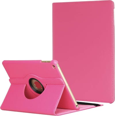 Draaibaar Hoesje 360 Rotating Multi stand Case - Geschikt voor: Apple iPad 4 9.7 (2012) inch - Roze