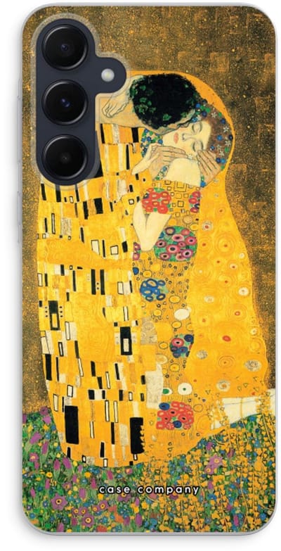 Case Company® - Hoesje geschikt voor Samsung Galaxy A55 hoesje - Der Kuss - Soft Cover Telefoonhoesje - Bescherming aan alle Kanten en Schermrand
