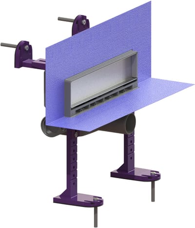 Kessel Scada - Douchegoot 36 cm, met rooster voor het plaatsen van tegels 48000.01M