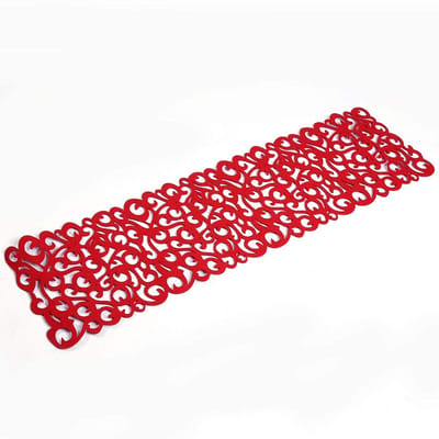Dailygoods- Placemat Vilt Hittebestendig - Tafelset - Huishoudelijke Decoratie - Duurzaam - Milieuvriendelijk - Rechthoekig 7 Kleuren - Tafelkleed