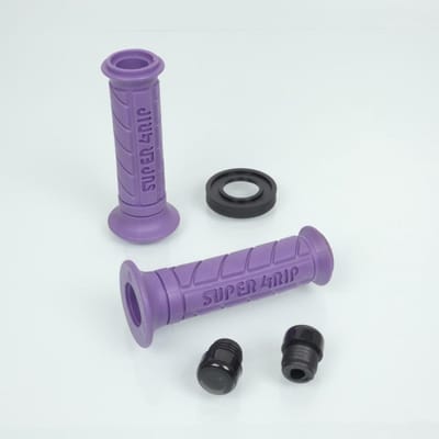 paars mad super grip handvat lengte 120mm voor motor scooter stuur Ø22mm nieuw