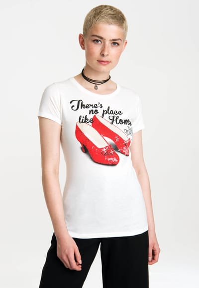 Logoshirt Vrouwen T-shirt There's No Place Like Home - Wizard Of Oz - Shirt met ronde hals van Logoshirt - offwhite