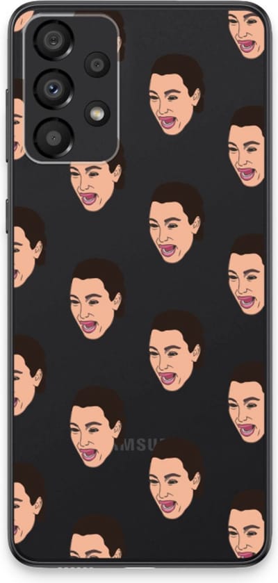 Case Company® - Hoesje geschikt voor Samsung Galaxy A33 5G hoesje - Ugly Cry Call - Soft Cover Telefoonhoesje - Bescherming aan alle Kanten en Schermrand
