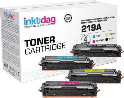 Inktdag Compatibele HP 219A / 219X Toner Cartridge – Vervanging voor HP 219 Toner – Hoge Capaciteit – Geschikt voor HP Color Laserjet Pro MFP 3302fdwg 3302sdwg 3302fdng 3302fdw 3302sdw 3202fdn 3202dw 3302dn