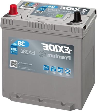 Startaccu - Autoaccu Batterij - Auto Starten - Hoge CCA - 18.7 x 12.7 x 22 cm - Zwart