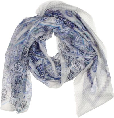 P-Modekontor Vrouwen Sjaals -  1548430 - Blauw - Maat STK