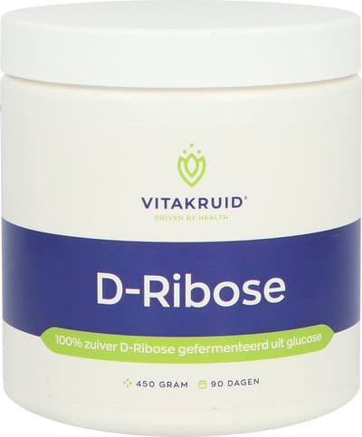 Vitakruid D-Ribose 100% puur geferm uit glucose 450 Gram
