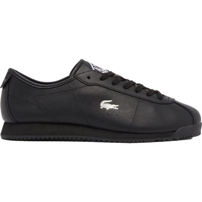 Lacoste Lage leren sneakers voor heren (Zwart)