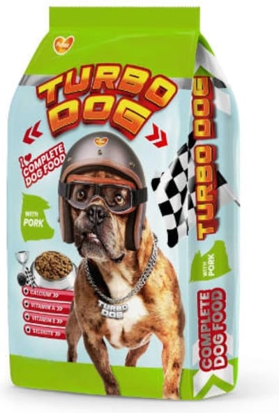 Turbo - Hondenvoer - Hondenbrokken - Adult - Varkensvlees smaak - 3kg