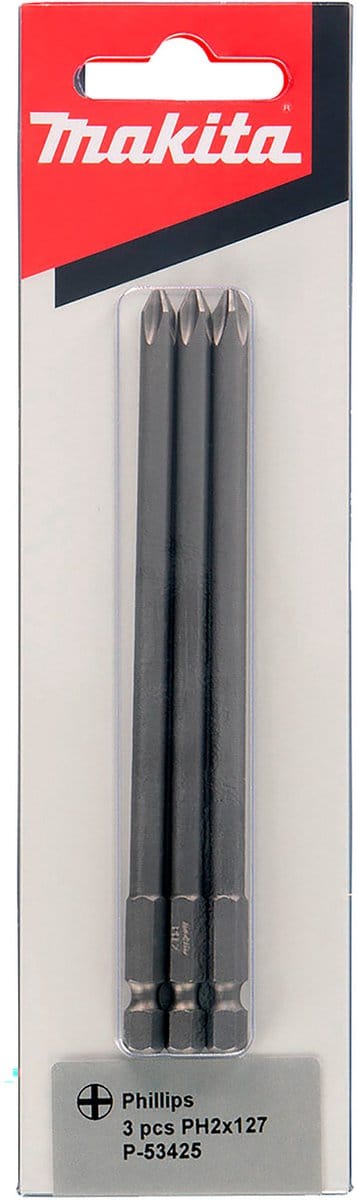 Makita P-53425 Schroefbit PH2 6 x 127 mm 3 stuks