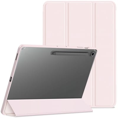 Dux Ducis Tablethoes geschikt voor Samsung Galaxy Tab S10 FE Plus Hoesje - Toby Tri-Fold Book Case met Wake/Sleep - Roze