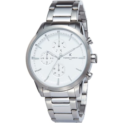 Pierre Cardin La Gloire Champeret PC902741F108 Horloge - Staal - Zilverkleurig - Ø 45 mm