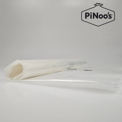 Transparante Vuilniszakken 700 Liter | 5 losse zakken - LDPE-plastic | 60 My | 150x180 cm - Stevige containerzakken 700L, Grote afvalzakken 700L (15018001160)