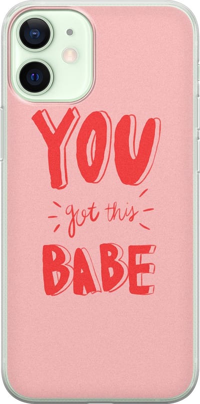 Leuke Telefoonhoesjes - Hoesje geschikt voor iPhone 12 Mini - Where to go next - Soft case - TPU - Tekst - Roze