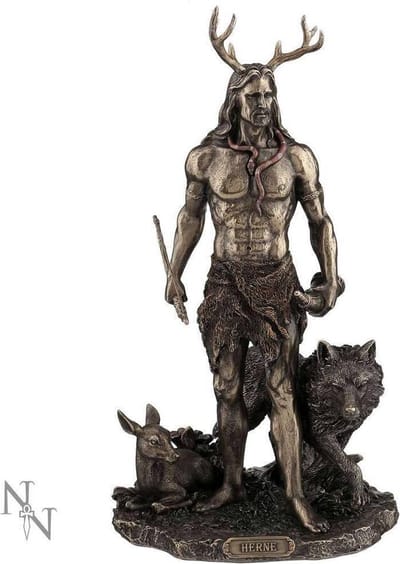 Nemesis Now Beeld/figuur Herne and Animals Bronskleurig