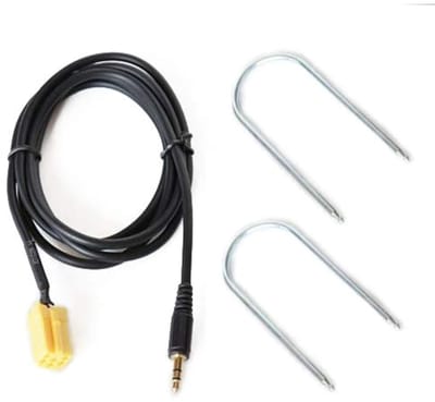Dailygoody - Kabel voor Autoradio - Geluidskwaliteit - Compact formaat - Mini Connector 3.5 mm - Gebruiksvriendelijk - Geschikt voor autoradio's -...