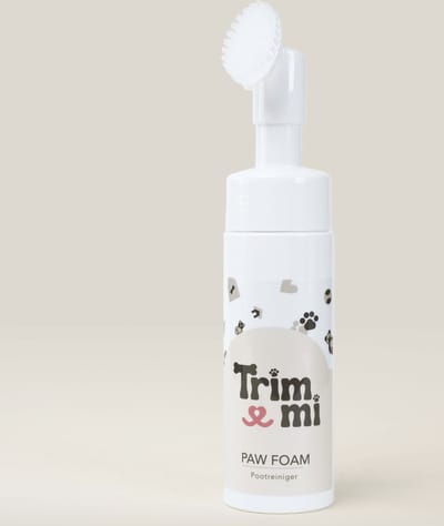 Trimmi paw foam - Pootreiniger voor honden - Optimale verzorging voor de huid - Effectieve reiniging - Reinigingschuim - Natuurlijke ingredienten - Hypoallergeen - 150 ml