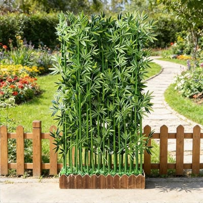 Kunstbamboe Scherm - Privacy Plant - Buiten Decoratie - Onderhoudsvrij - Tot 2.5 Meter - Groen