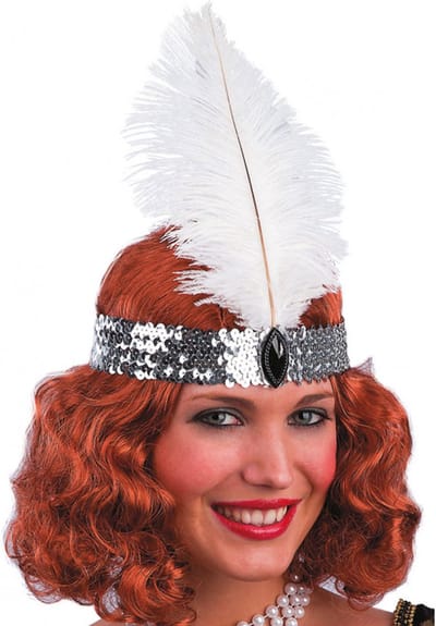 Silver Charleston headpiece