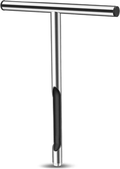 Bodemmonstersonde - Grondsonde Bodemvocht - Bodemtesten Gazon - Roestvrij Staal - 37 x 20.3 cm - Zilver