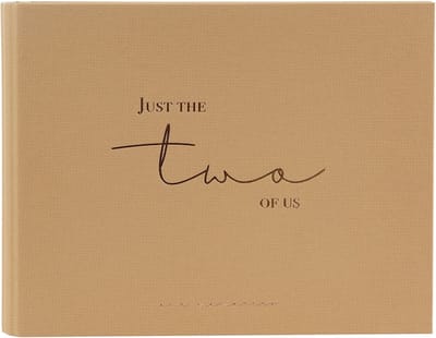 Goldbuch - Gastenboek Just the Two of us - Bruin - 25x20 cm