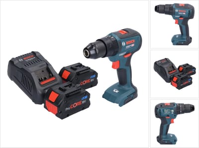 Bosch GSB 18V-55 Professional accu-klopboormachine 18 V 55 Nm borstelloos + 2x ProCORE accu 5,5 Ah + oplader