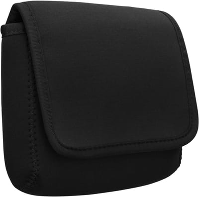 kwmobile Kabeltas Kabel Organizer Tas – Neopreen Reistas Pouch 16 x 12 cm – Travel Organizer – Kabeltas Reisaccessoires – Tech Bag in zwart