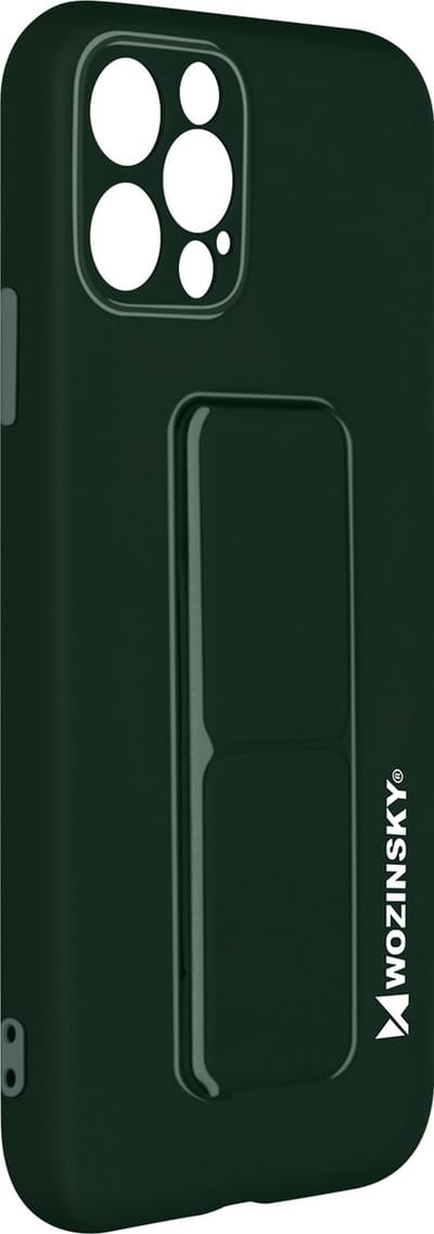 Wozinsky vouwbare magnetische steun Geschikt voor Apple iPhone12 Pro silicone hoes groen