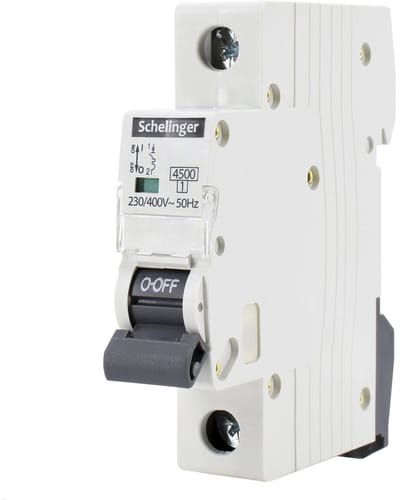 Schelinger Installatieautomaat 16A C-karakteristiek - 1-polig - 230/400V - A02-G7-1P-C16 - IP20