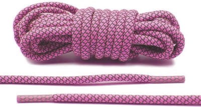 Reflecterende schoenveters - 125cm - Magenta
