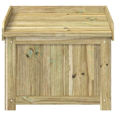 vidaXL - Buiten - Kussenbox - Geïmpregneerd - grenenhout - 58,5 - x - 60 - x - 47 - cm